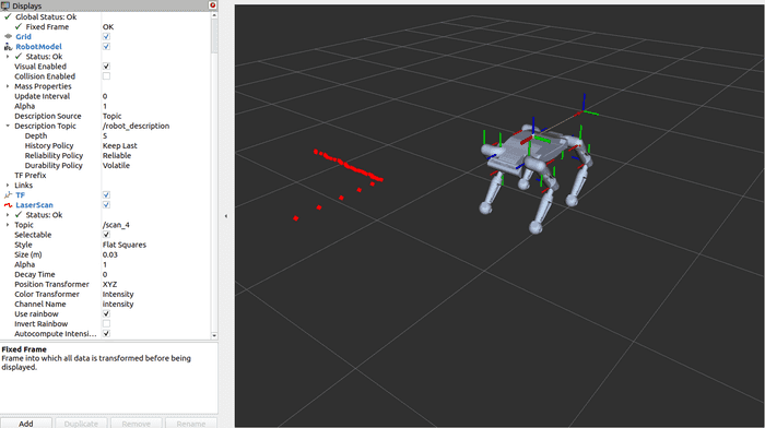 Quadruped Gait Simulation